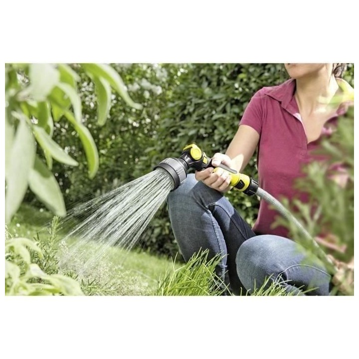 Pistolet d'arrosage Plus - KARCHER - Multifonction - Gâchette autoblo