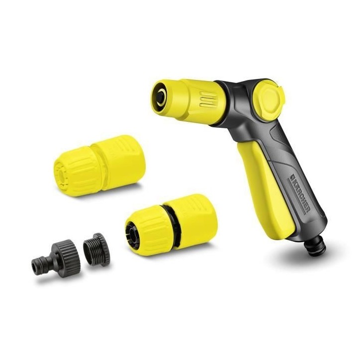 Set pistolet et accessoires d'arrosage KARCHER - 2 formes de jets