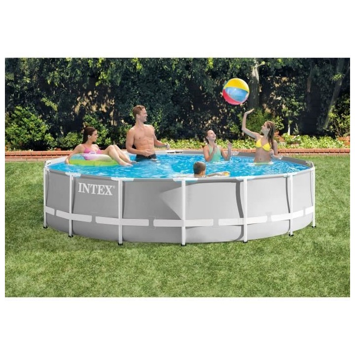 Kit Piscine hors sol tubulaire INTEX - Pris Frame - 427 x 107 cm - Ron