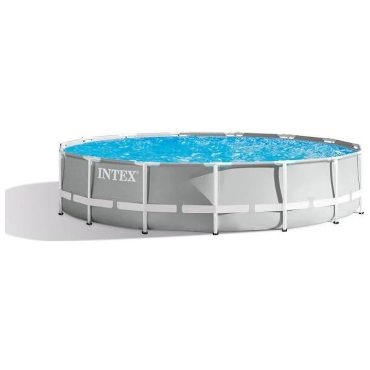 Kit Piscine hors sol tubulaire INTEX - Pris Frame - 457 x 107 cm - Ron