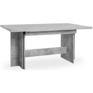 Table a manger extensible de 8 a 12 personnes - Classique - Effet bét