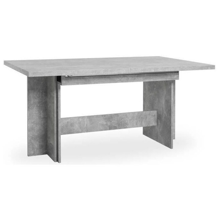 Table a manger extensible de 8 a 12 personnes - Classique - Effet bét