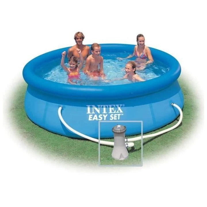 Kit Piscine hors sol autoportante INTEX - Easy Set™ - 305 x 76 cm -