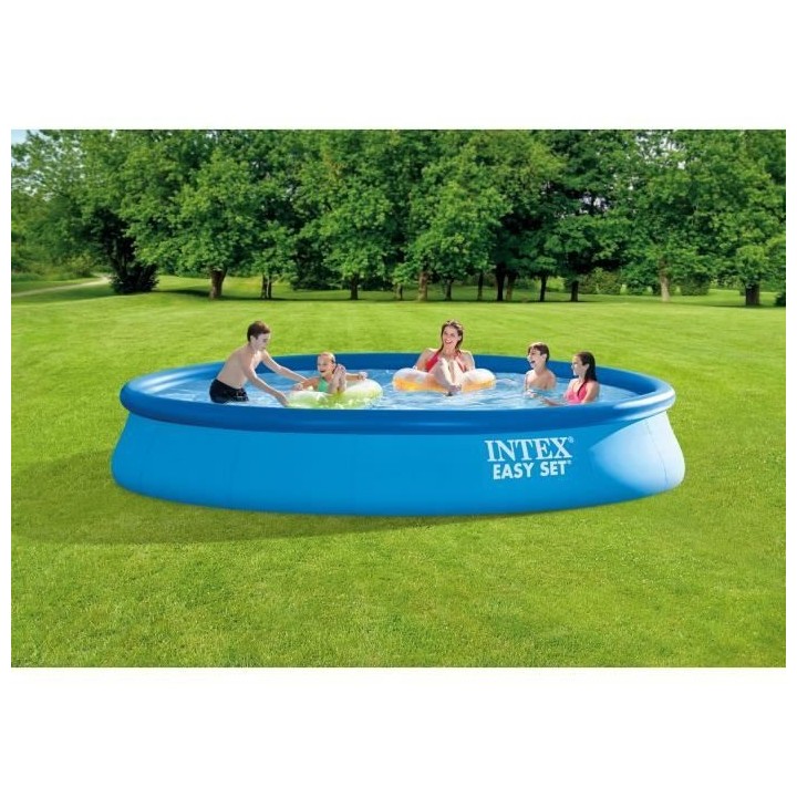 Kit Piscine hors sol autoportante INTEX - Easy Set™ - 457 x 84 cm -