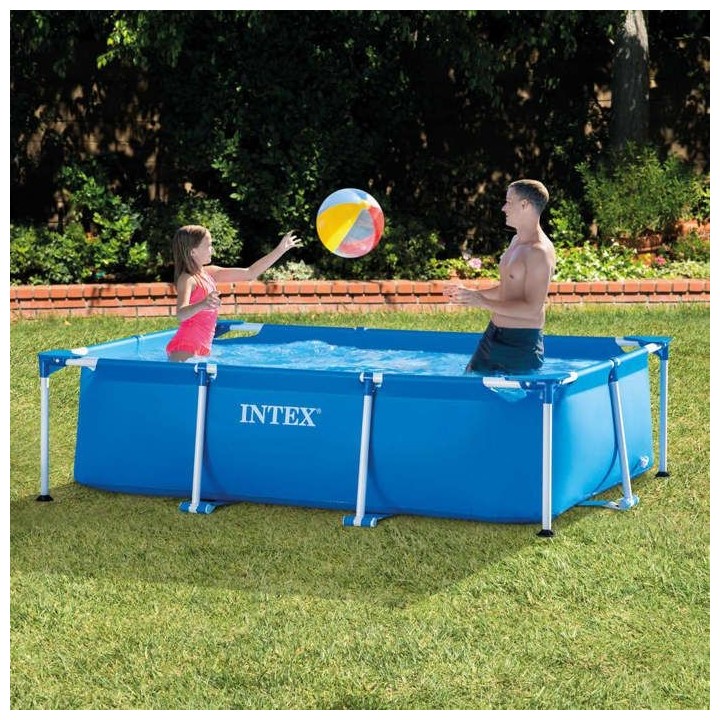 Piscine hors sol tubulaire INTEX - Metal Frame - 260 x 160 x 65 cm - R
