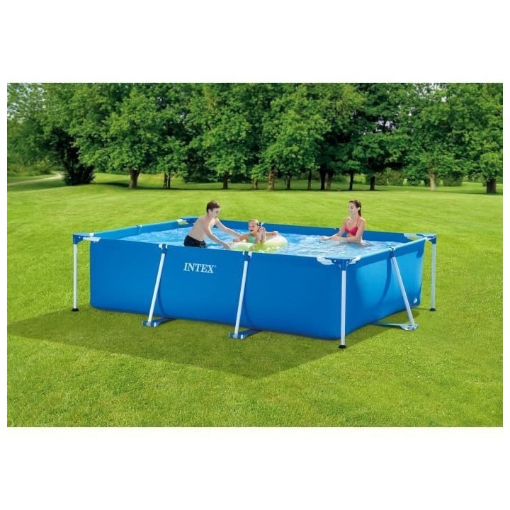 Kit Piscine hors sol tubulaire INTEX - Metal Frame - 300 x 200 x 75 cm