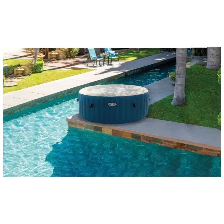 Spa gonflable INTEX - Blue One - 180 x 66 cm - 4 places - Rond - 28486