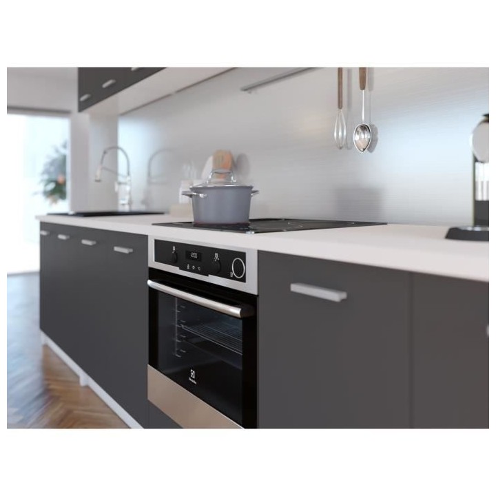 EXTRA - Cuisine complete L 300cm - Gris Mat