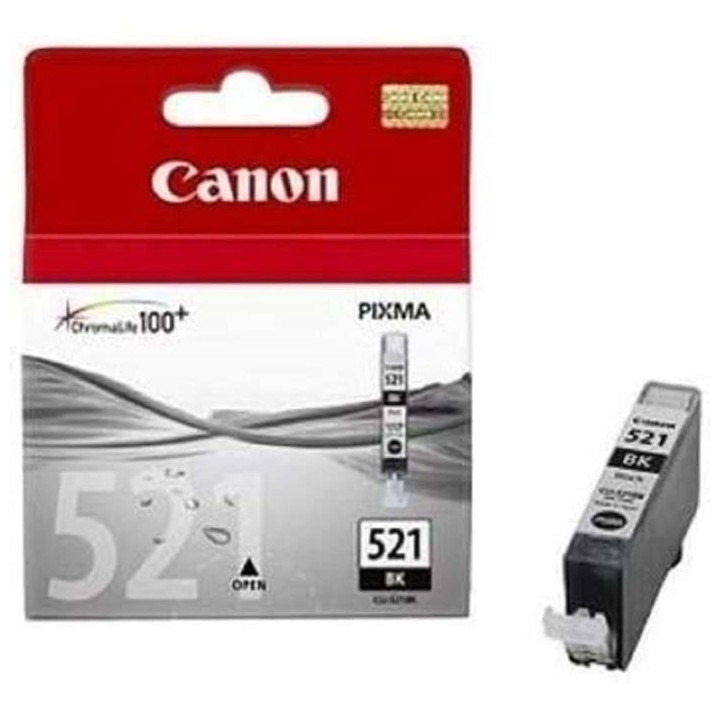 CANON Cartouche d'encre CLI-521 BK Noir Photo