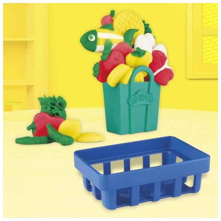 PLAY-DOH - jouet Caisse enregistreuse avec 4 Pots de pâte PLAY-DOH -