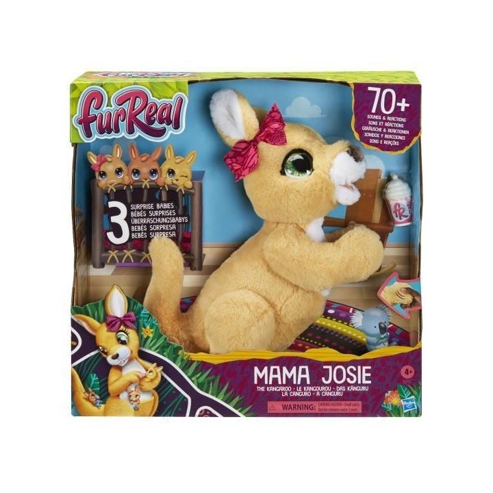 FURREAL FRIENDS - Mama Josie - jouet kangourou interactif