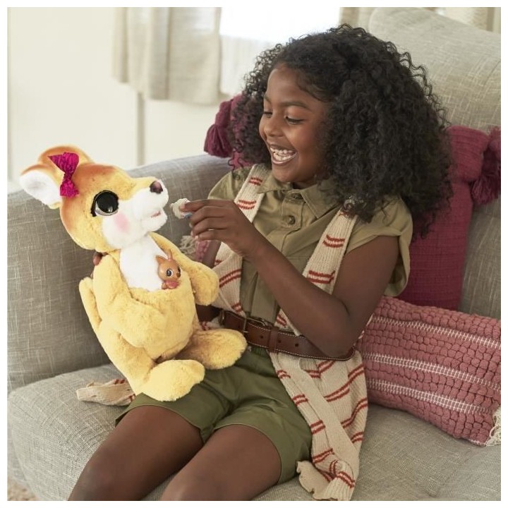 FURREAL FRIENDS - Mama Josie - jouet kangourou interactif