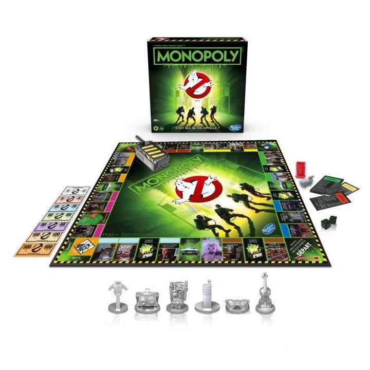 MONOPOLY - édition Ghostbusters S.O.S Fantômes pour enfants - des 8