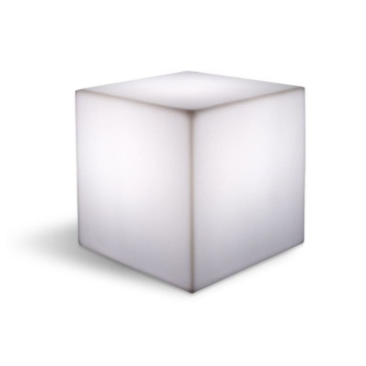 Cube lumineux tabouret filaire pour extérieur LED - LUMISKY - Carry W
