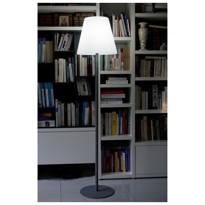 Lampadaire lumineux extérieur - LUMISKY - 150cm - Acier et polyéthyl