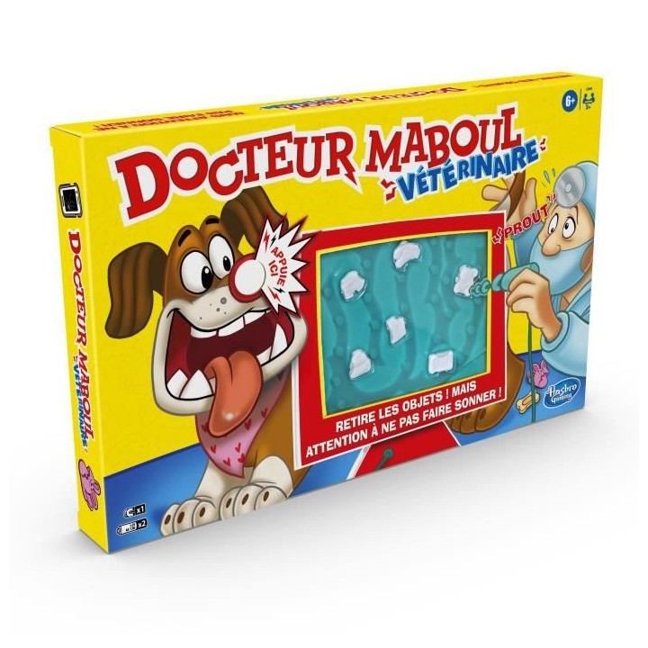 DOCTEUR MABOUL - Vétérinaire - Jeu de plateau pour enfants des 6 an