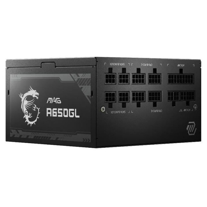 MSI Alimentation PC MAG A650GL PCIE5 - 650W 80+ Gold Modulaire