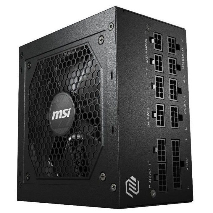MSI Alimentation PC MAG A650GL PCIE5 - 650W 80+ Gold Modulaire