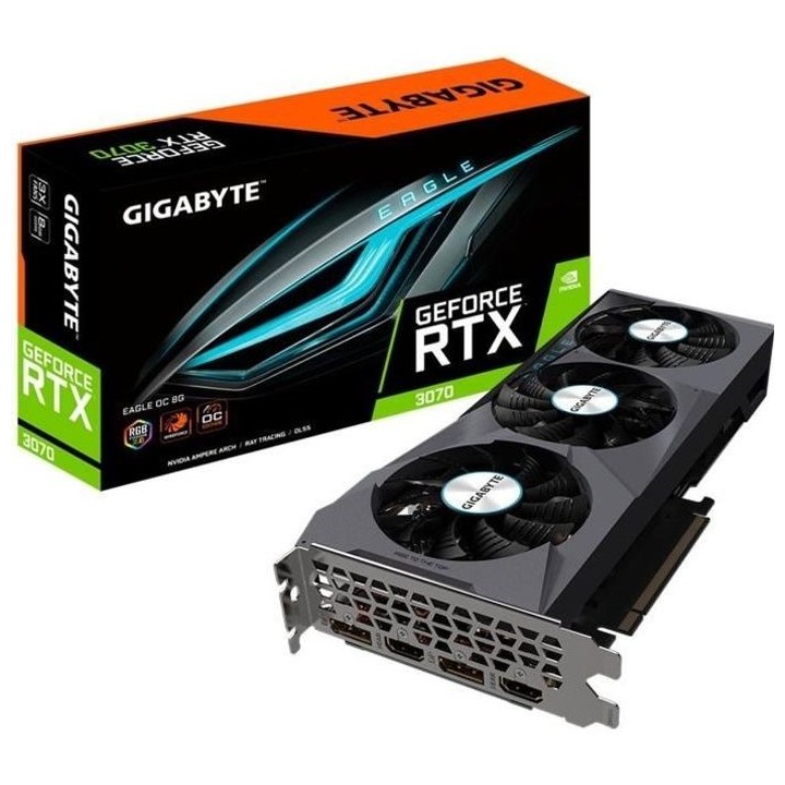 GIGABYTE RTX 3070 EAGLE OC Carte Graphique 8G LHR (GV-N3070EAGLE OC-8G