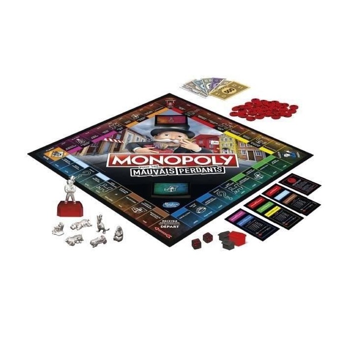 MONOPOLY - Pour les Mauvais Perdants - Jeu de plateau - a partir de 8