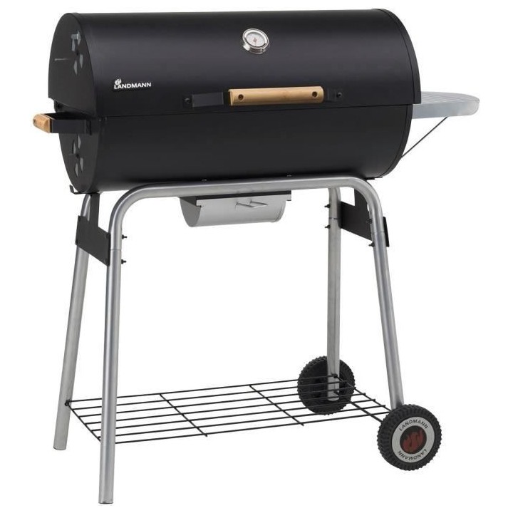 Landmann Black Taurus 660 barbecue tonneau charbon de bois