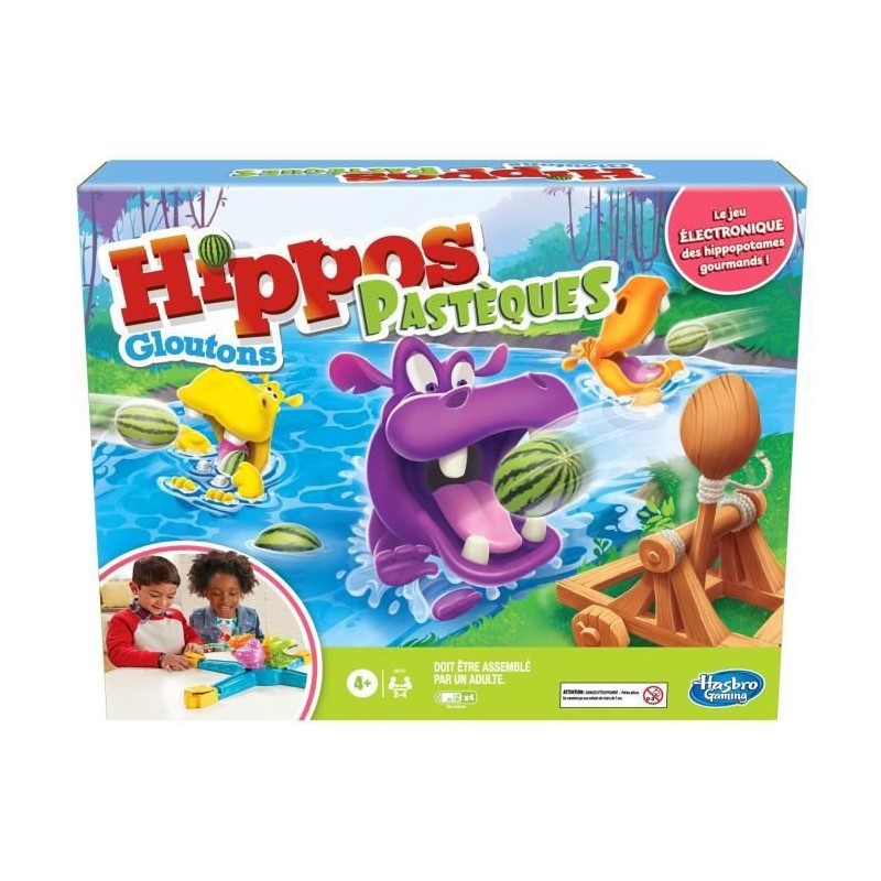 HIPPOS GLOUTONS -Pasteques - Jeu pour enfants des 4 ans