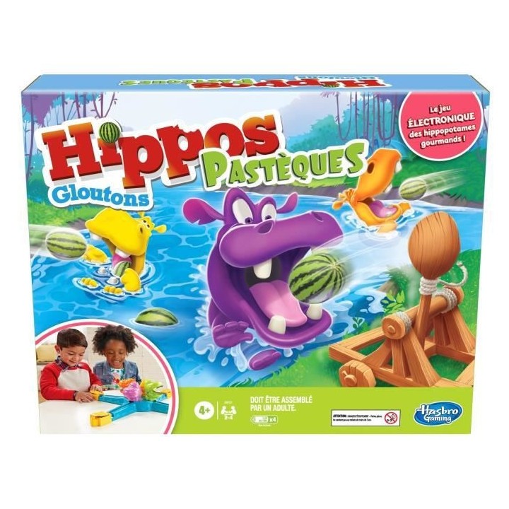 HIPPOS GLOUTONS -Pasteques - Jeu pour enfants des 4 ans