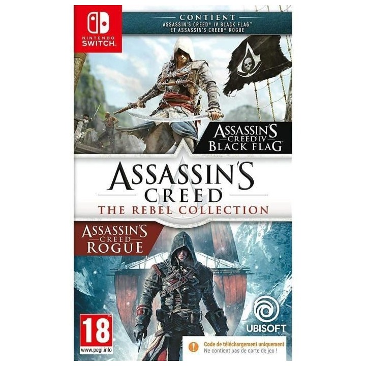 Assassin's Creed - Rebel Collection (Code dans la boite) Jeu Switch