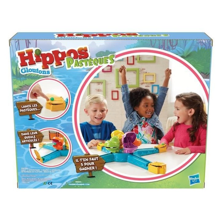 HIPPOS GLOUTONS -Pasteques - Jeu pour enfants des 4 ans