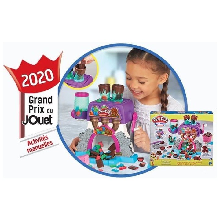 PLAY-DOH - Kitchen Creations - La chocolaterie avec 5 couleurs de pâ