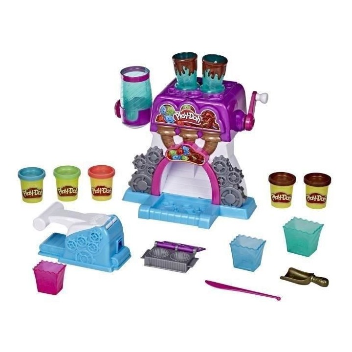 PLAY-DOH - Kitchen Creations - La chocolaterie avec 5 couleurs de pâ