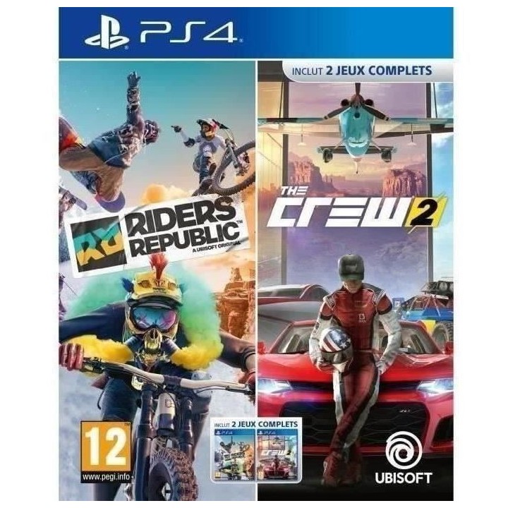 Riders Republic + The Crew 2 - Jeu PS4 - Compilation