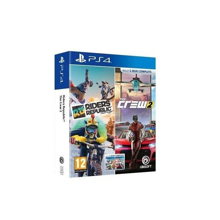 Riders Republic + The Crew 2 - Jeu PS4 - Compilation