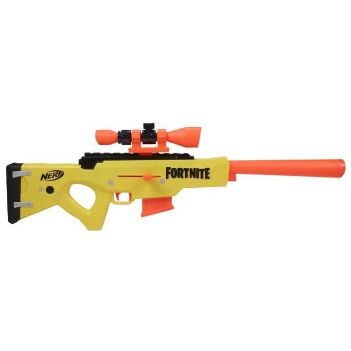 NERF - Fortnite BASR-L - Blaster a verrou et a chargeur, inclut viseur