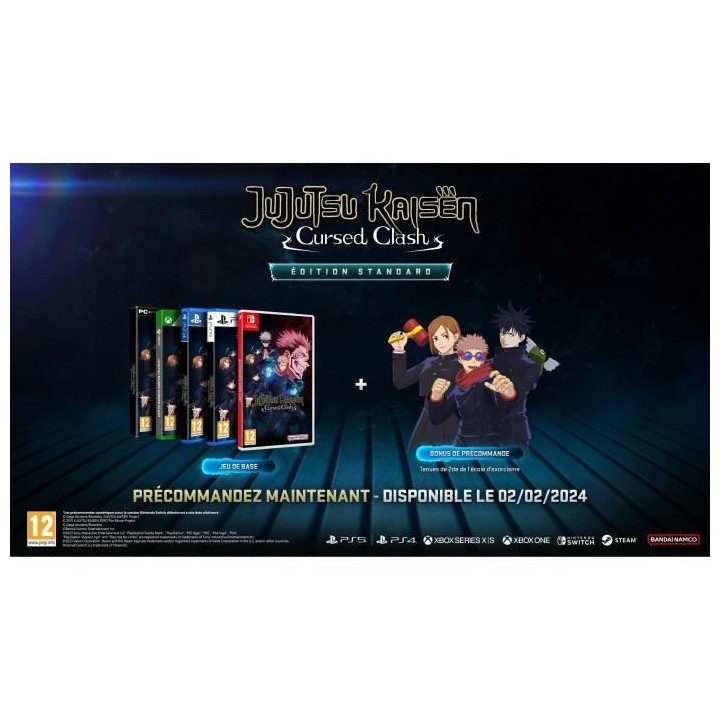 Jujutsu Kaisen Cursed Clash - Jeu PS4