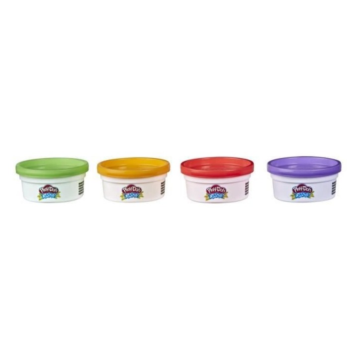 Play-Doh – 4 pots de Pate A Modeler Elastix - 56g chacun modele alé
