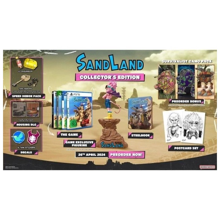 Sand Land - Jeu PS4 - Collector Edition