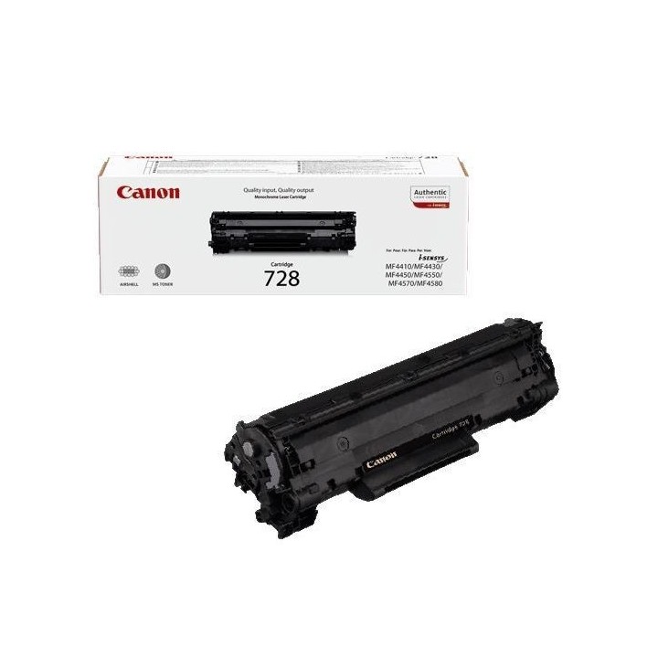 Cartouche de toner CANON 728 Noir pour ImageCLASS MF4750 - Rendement 2