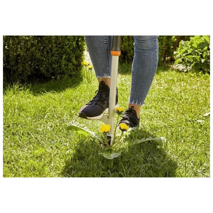 GARDENA Désherbeur pour gazon – Poignée ergonomique – Désherbag