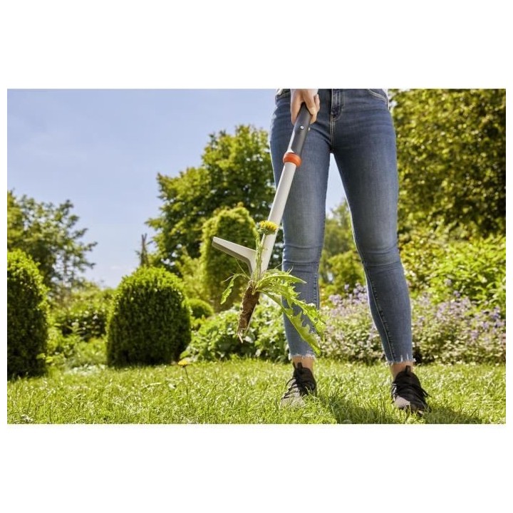 GARDENA Désherbeur pour gazon – Poignée ergonomique – Désherbag