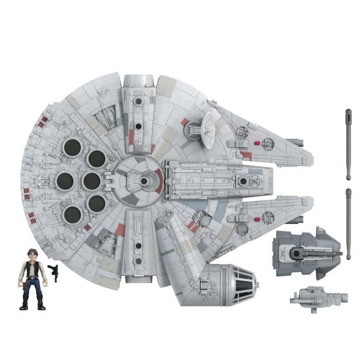 STAR WARS - Mission Fleet - Han Solo et Faucon Millenium - figurine de