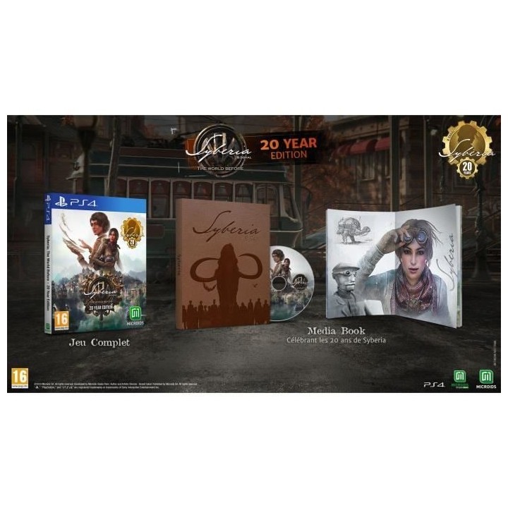 Syberia : The World Before - 20 Years Edition - Jeu PS4