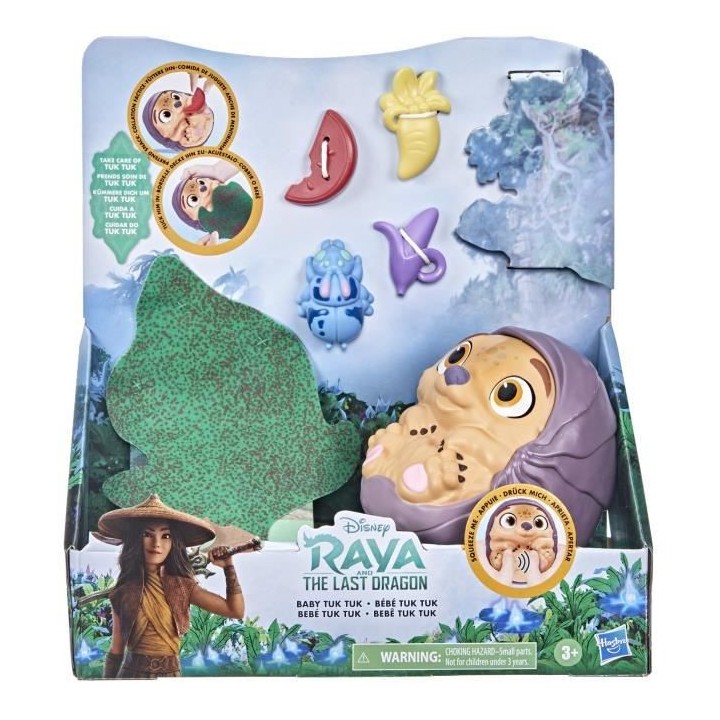 DISNEY - RAYA et le Dernier Dragon - Bébé Tuk Tuk avec effets sonore