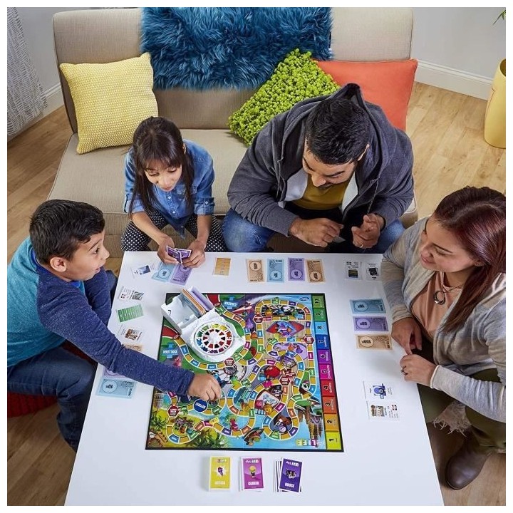 Destins Le jeu de la vie - Jeu de plateau pour la famille - 2 a 4 jou