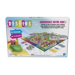 Destins Le jeu de la vie - Jeu de plateau pour la famille - 2 a 4 joueurs - pour enfants - des 8 ans - avec pions colorés