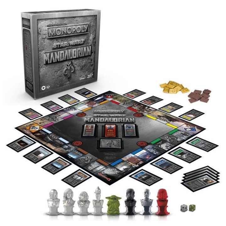 MONOPOLY - édition Star Wars The Mandalorian - Jeu de plateau - prot