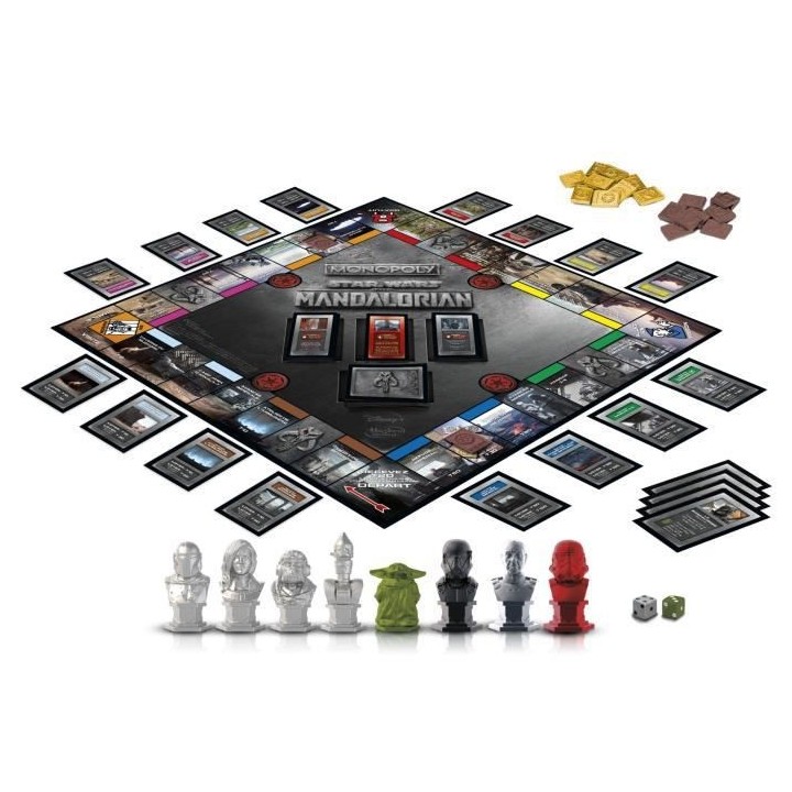 MONOPOLY - édition Star Wars The Mandalorian - Jeu de plateau - prot