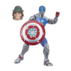 Figurine Civil Warrior de 15 cm a collectionner avec bouclier - a partir de 4 ans - Hasbro Marvel Legends Series