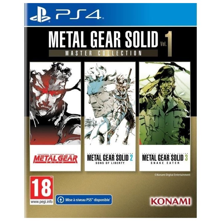 Metal Gear Solid Master Collection Vol. 1 - Jeu PS4