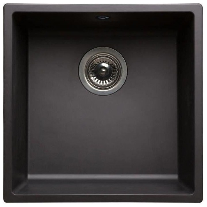 NORD INOX Evier cuisine a encastrer 1 cuve + 1 bonde a panier sans ég